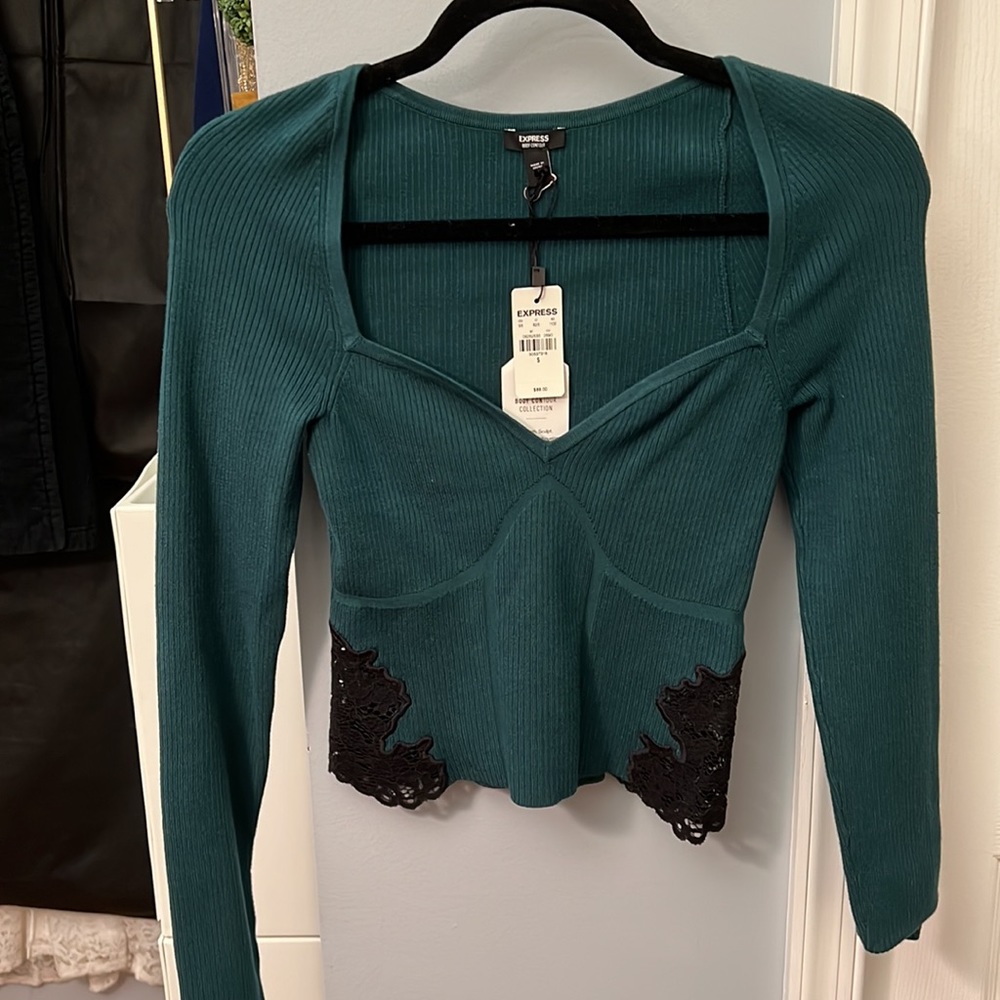 Dark green with black lacing detail.
